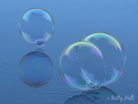 Blue bubbles