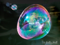 Whirling bubble